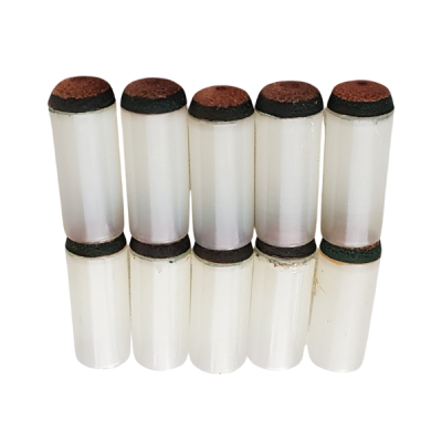 Aufsteckleder Standard 10mm 10 Stück